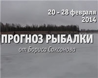 Видео «Прогноз рыбалки от Бориса Саксонова» — 20 — 28 февраля 2014