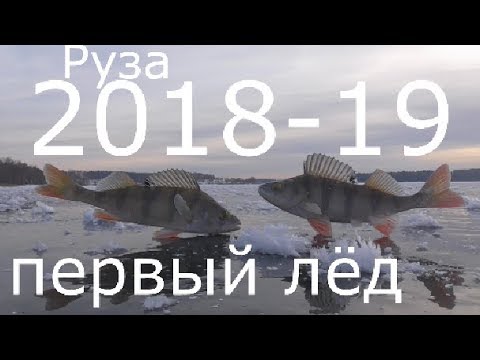 Первый лёд 2018 -2019 - Рыбалка моими глазами