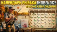 Прогноз клёва рыбы на октябрь 2026 года Прогноз клёва рыбы на октябрь 2026 года